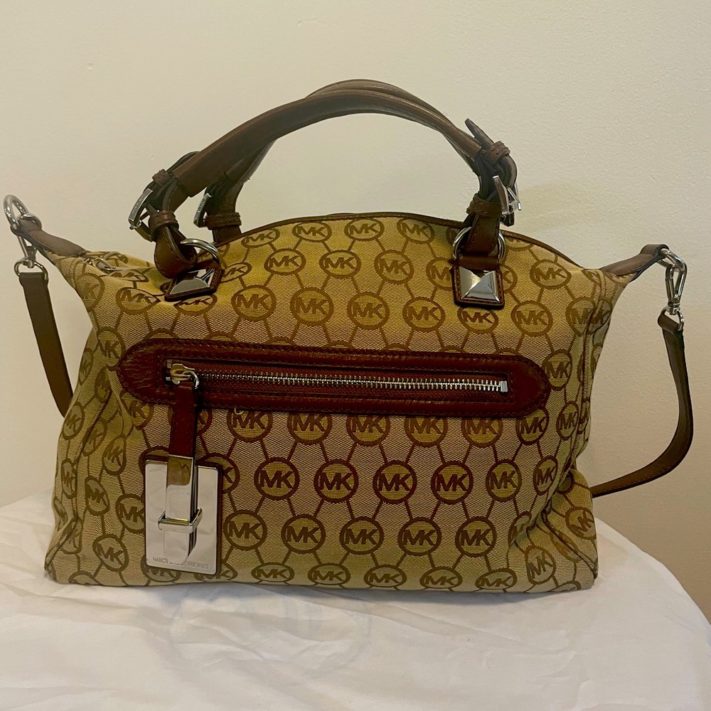 Michael Kors monogrammed jacquard purse